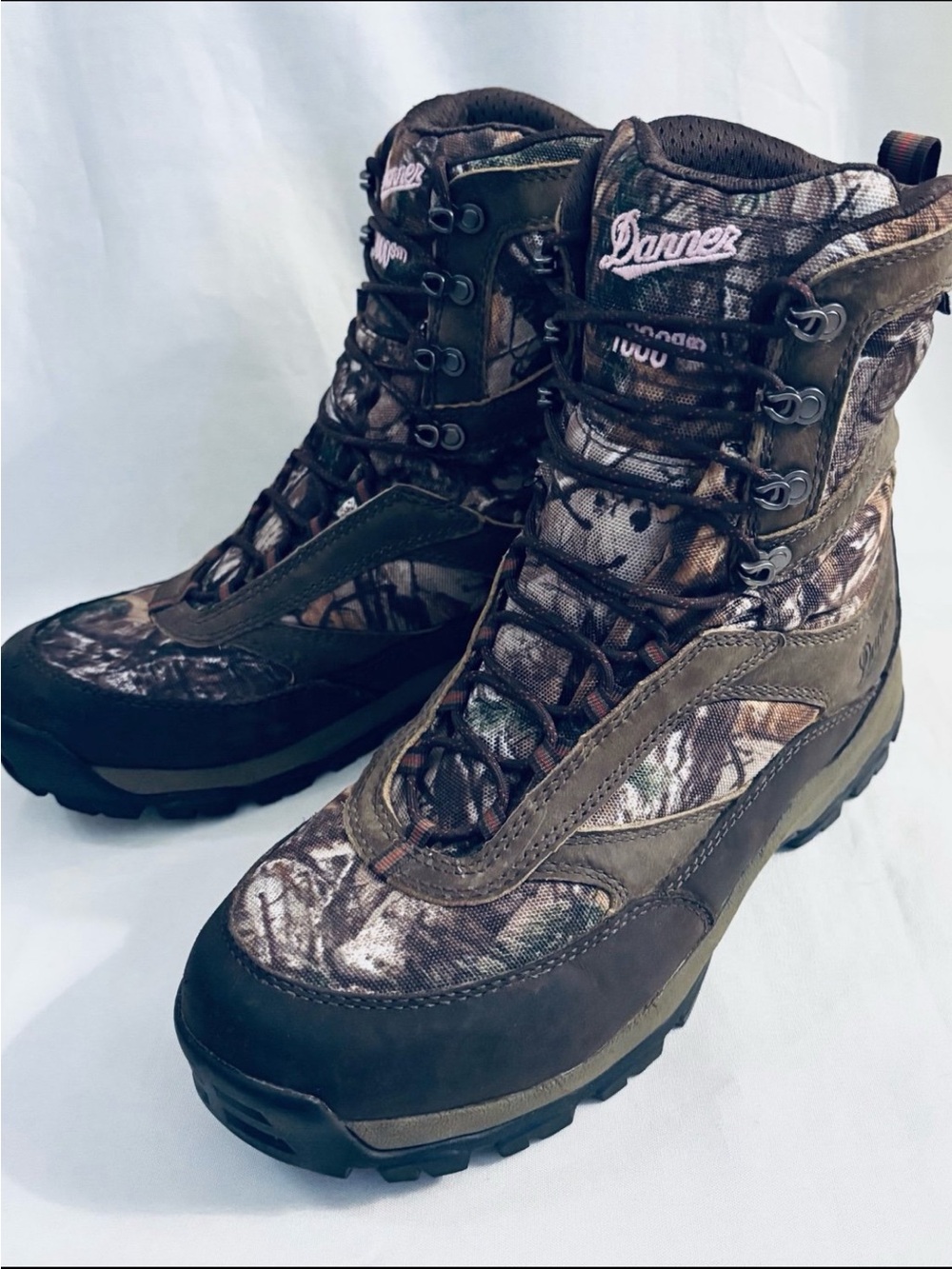 DANNER HIGH GROUND 1000 Gram Insulated Gore-Tex Camo Hunting Boots
